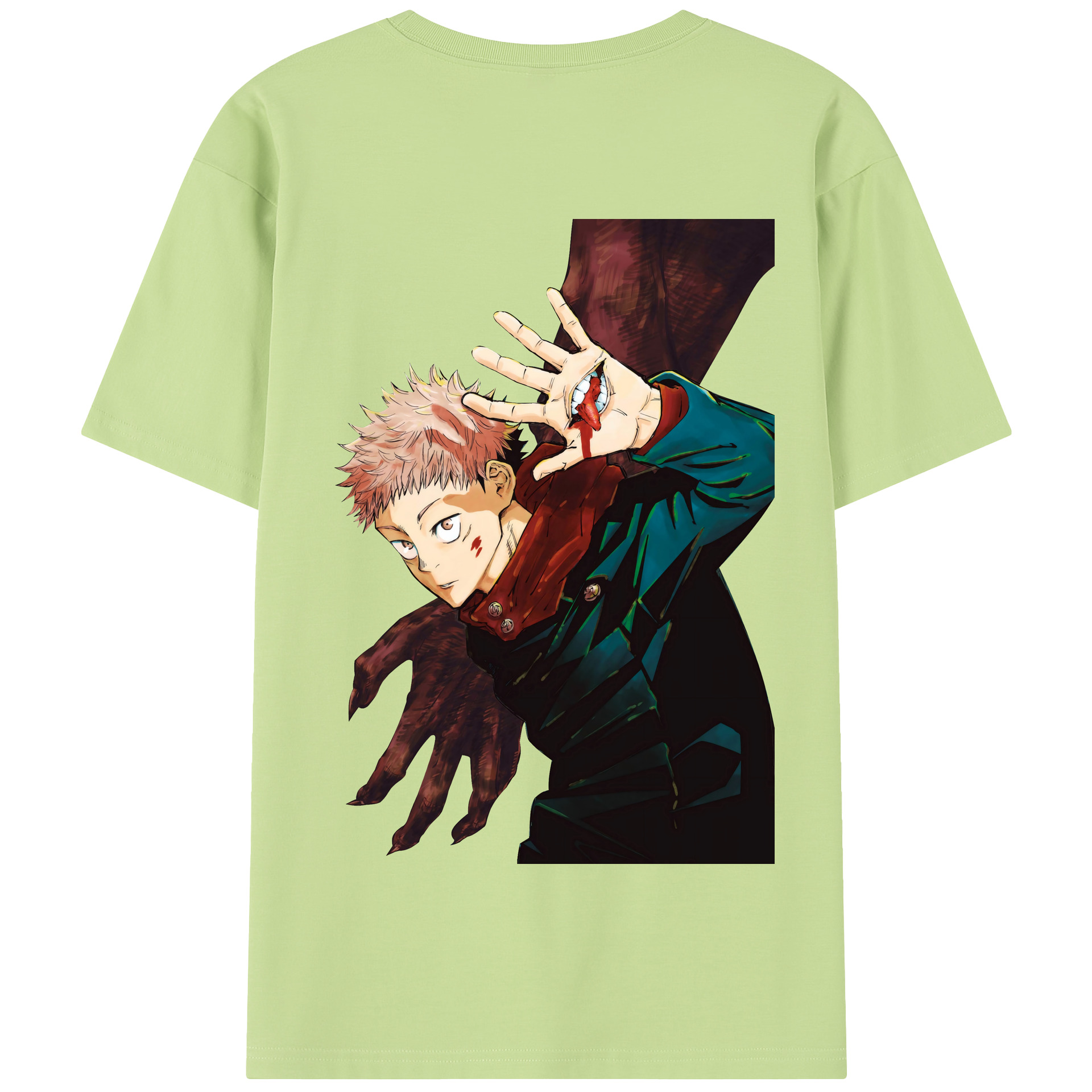 （画像用） 呪術廻戦 Jujutsu Kaisen 綿100％半袖Tシャツ（背面プリント）